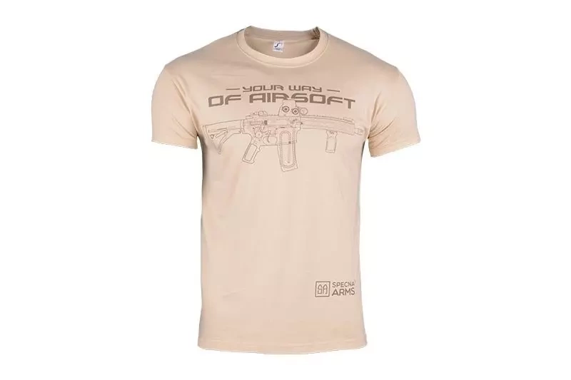 Specna Arms Shirt - Your Way of Airsoft 02 - Tan