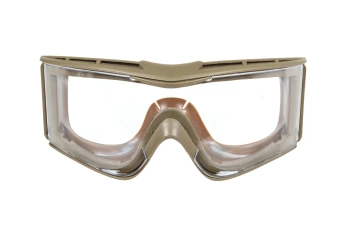 Wosport GG-005 tactical goggles with interchangeable lenses Tan