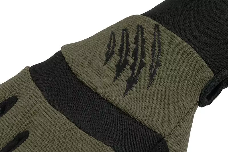 Gants tactiques Coupe de tir à la griffe blindée - vert olive