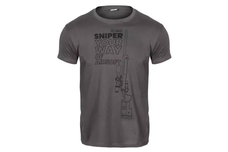 Koszulka Specna Arms - Your Way Of Airsoft 03 - szara/czarna