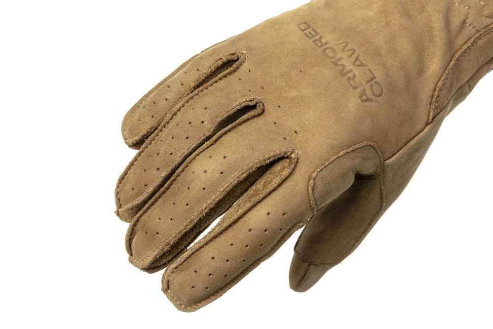 Armored Claw Tactile Ranger™ leather gloves Coyote Brown