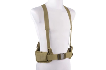 Belt with X type suspenders - olive