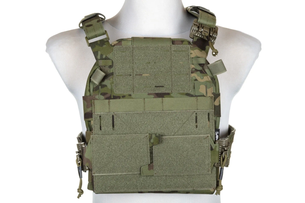 Specna Arms Tactical QR III Plaatdrager Vest MC Tropic