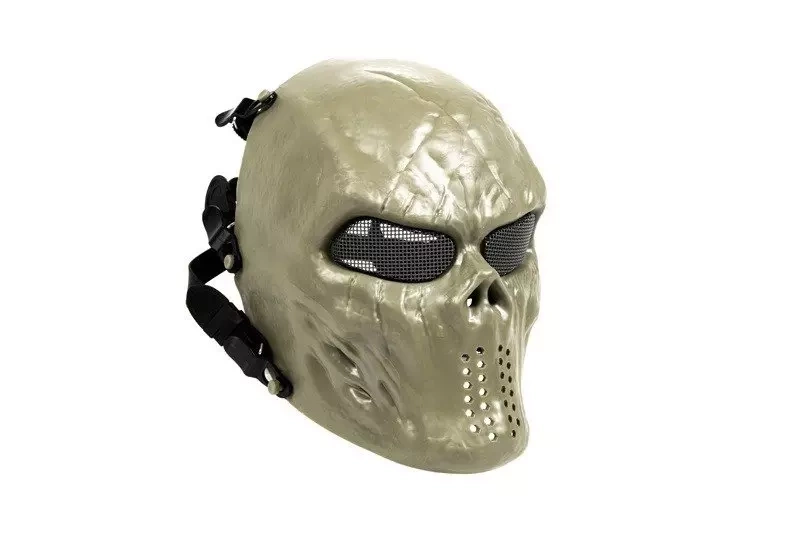 Maska skeleton terror - Foliage Green