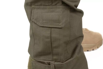Combat Uniform Pants with knee pads - olive