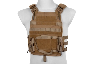 BlueLabel Gilet Jum à ouverture rapide Plate carrier 2.0 - Marron Coyote