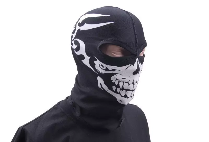 Termo mikina s potiskem, 2 otvory - BLACK