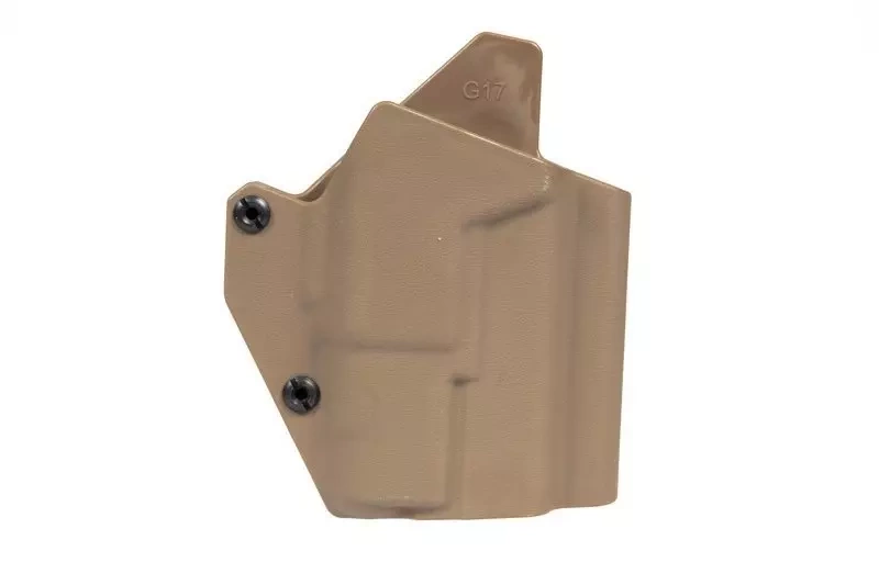 Composite Holster for G17 Replicas with Tactical Flashlight - Dark Earth