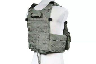 Gilet tactique type 94K Plate carrier M4 - Vert feuillage