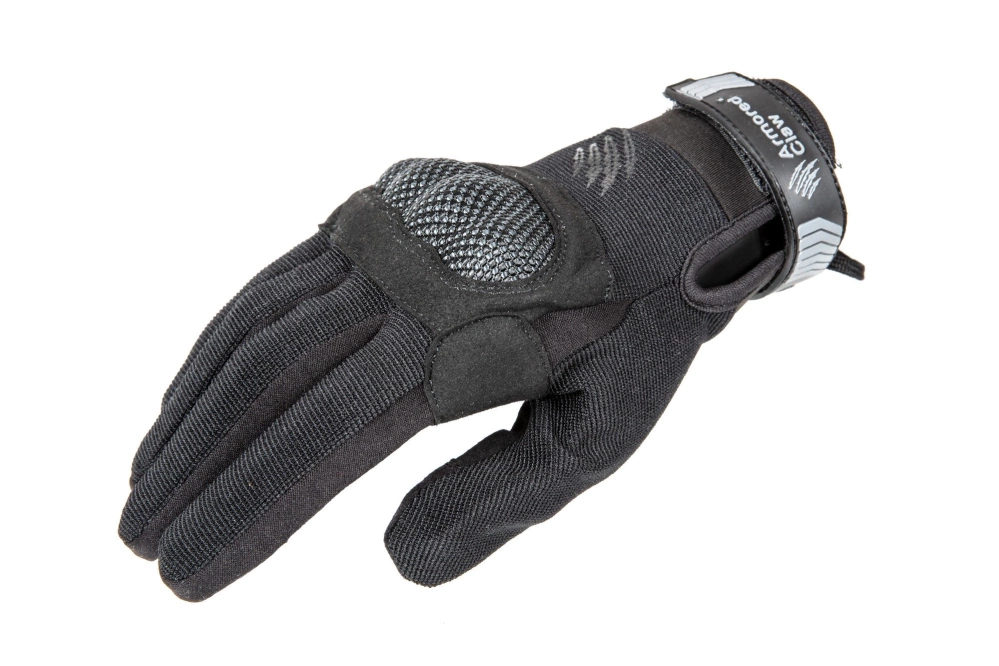 Gants tactiques Bouclier à griffes blindé pour temps chaud - noir