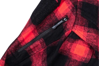 Emerson Gear Blue Label Longicorn flannel shirt Black and red
