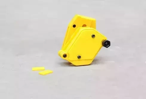 Pochette rapide multi-positions pour chargeur pistolet owy - jaune