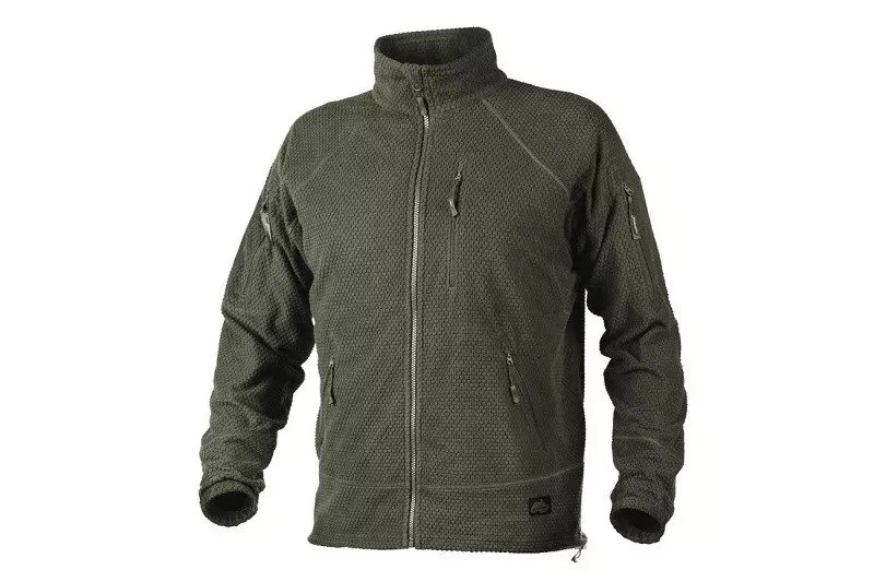 Sweat-shirt molletonné Alpha Tactical - vert olive