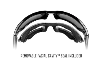 Okulary Wiley X® BOSS Grey Silver Flash Gloss Black Frame