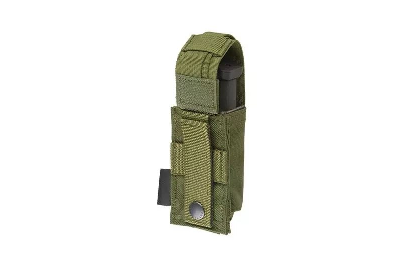 Pojedyncza ładownica na magazynek pistoletowy 9mm - olive drab