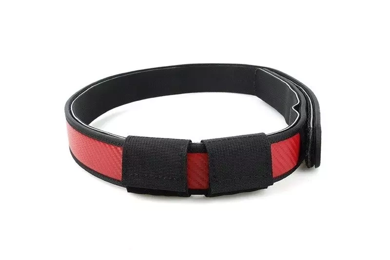 Pas IPSC Carbon Belt - czerwony