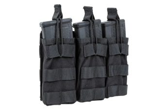 Driedubbele open lader voor M4/M16-magazijnen Specna Arms Tactical Zwart