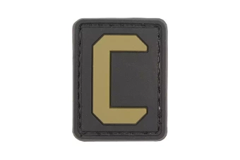 Letter C - 3D Badge