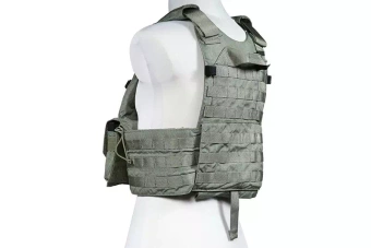 Gilet tactique type 94K Plate carrier M4 - Vert feuillage