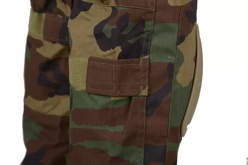Pantalon Combat Uniforme avec genouillères - boisé