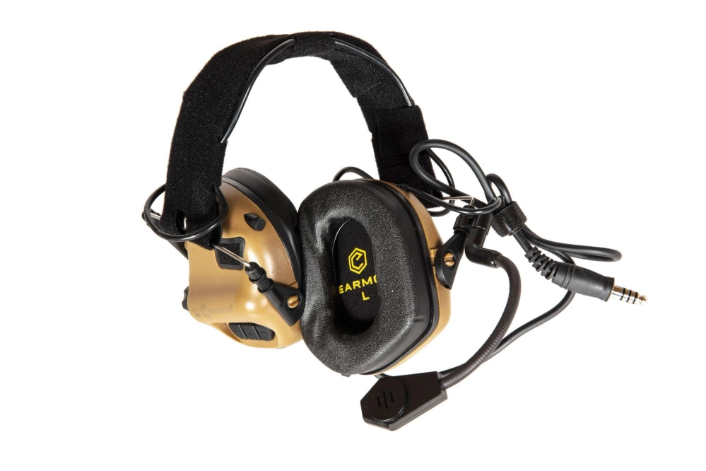 Protections auditives actives M32 - brun coyote