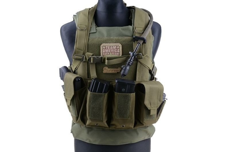 Gilet tactique type Chest rig - tan