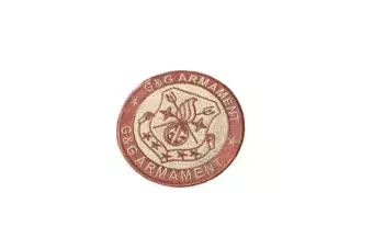Patch round G&G - tan