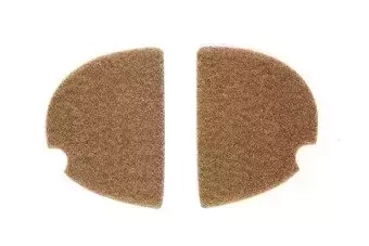 Hook&Loop hearing protectors stickers - Tan