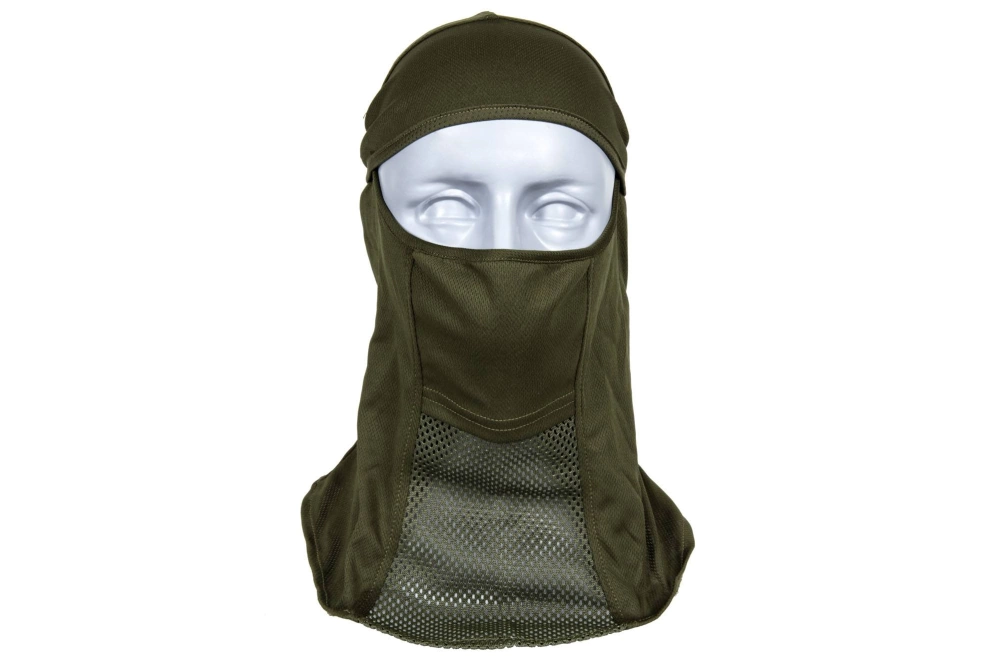 Cagoule légère avec protecteur facial - Ranger Green