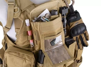 Admin sumka s držákem na mapu - olivově zelená