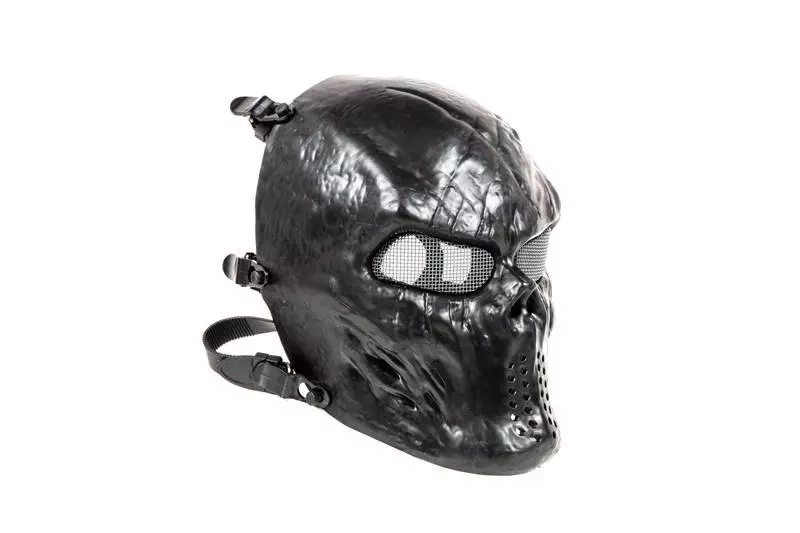 Skeleton terror mask - black