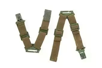 Jeu de boucles de masque pour casque- vert olive