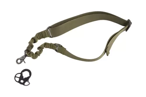 Point unique sangle Bungee avec montageem - olive