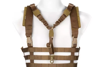 Tactical Low Profile Chest Rig type vest - Coyote Brown