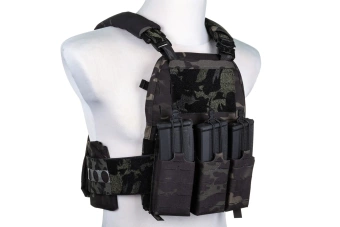Kamizelka taktyczna typu Plate Carrier Wosport VE-75 MC Black