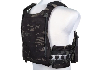 Kamizelka taktyczna typu Plate Carrier Wosport VE-75 MC Black