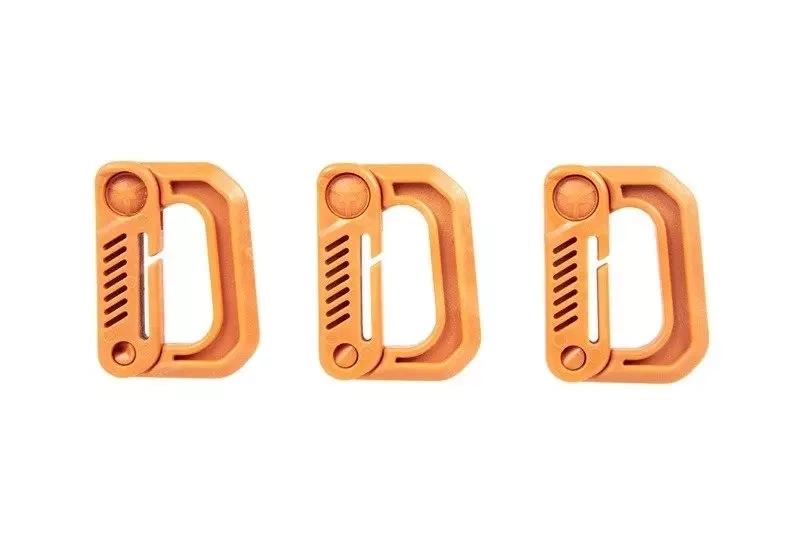 Set of 3 Grmlock Buckles - Orange
