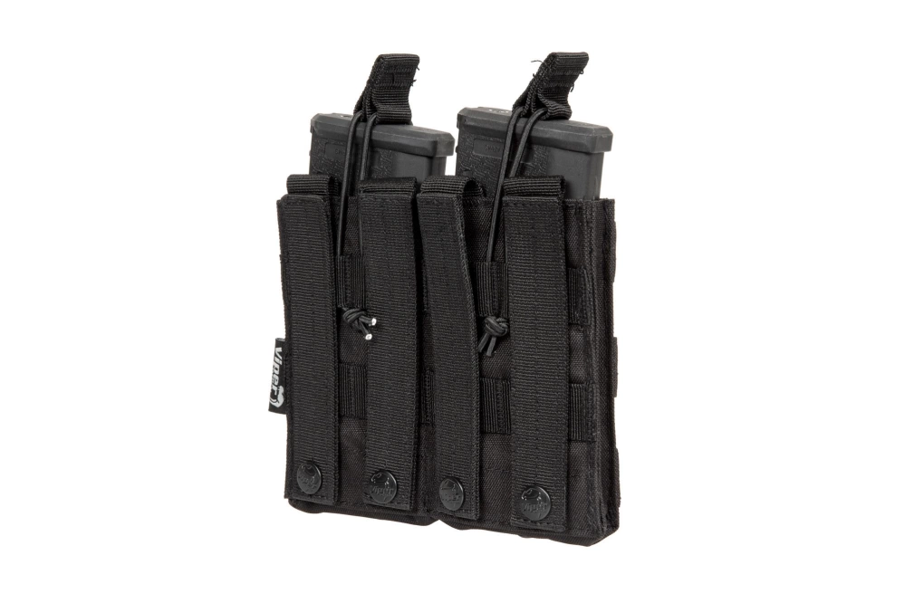 Ładownica Quick Release na 2 magazynki typu M4/M16 - black