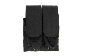 Double M4/M16 magazine pouch - black