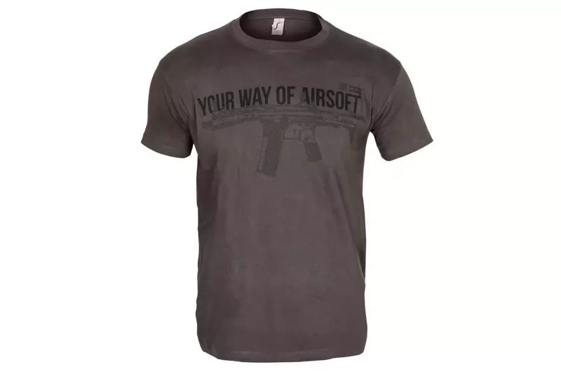 T-shirt Specna Arms - Your Way Of Airsoft 04 - gris/noir