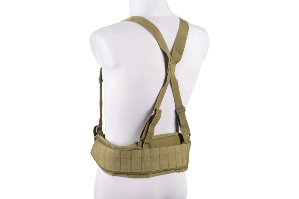 Belt with X type suspenders - olive