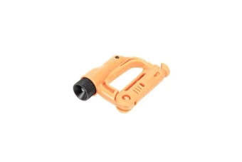 A Grmlock Buckle with a Flashlight – orange (Green Light)