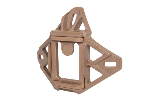 montage du dispositif de vision nocturne Shroud 3.0 Dark Earth du casque EX Ballistic