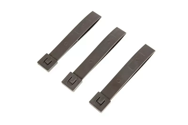 Set of 3 5" Polymer Buckles - Mass Grey
