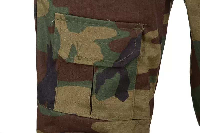 Pantalon Combat Uniforme avec genouillères - boisé