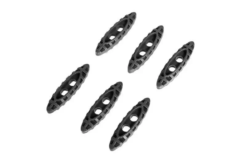 Jeu de rechange de tirettes de sac à dos - noir