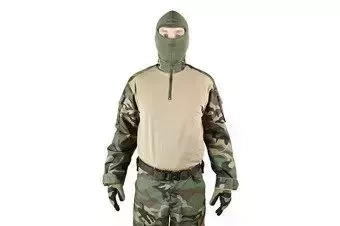 Mikina Combat Shirt - woodland