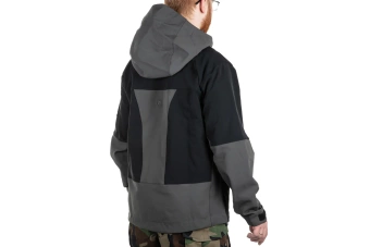 Kurtka Softshell Emerson Gear Blue Label "Spinosaurus" Szara