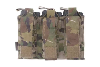 Triple Open Top Pouch for M4/M16 + Pistol Magazines - MC