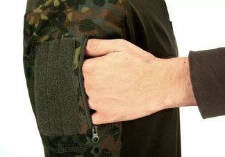 Combat Shirt With Short Sleeves - Flecktarn